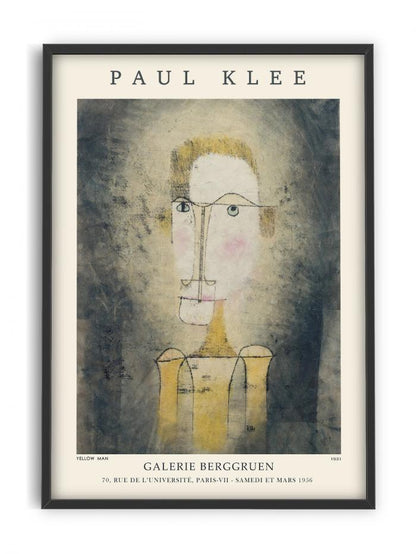Portrait of a Yellow Man, Paul Klee (Exhibition Poster)