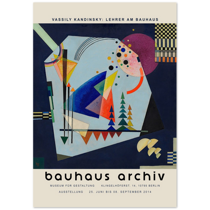 Three Sounds by Wassily Kandinsky Exhibition Poster