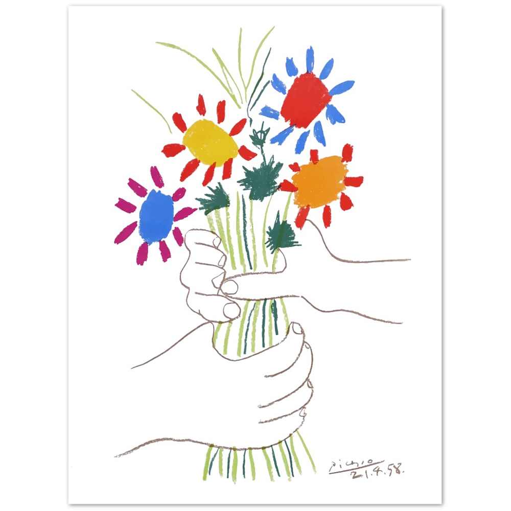 Bouquet of Peace 1958 I, by Pablo Picasso Print